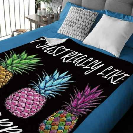 Oleegame 1PC Kitchen Rug Pineapple Blanket Flannel Decorative Blanket Air Conditioning Blanket Throw Blanket
Oleegame 1PC Kitchen Rug Pineapple Blanket Flannel Decorative Blanket Air Conditioning Blanket Throw Blanket