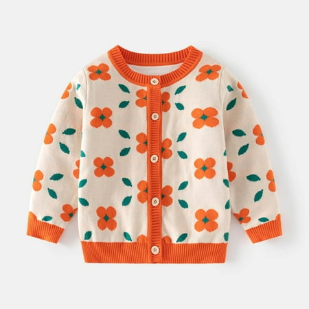 Ynynloco Toddler Boys Girls Button Down Cotton Sweaters Long Sleeve Crew Neck Ribbied Knit Cardigan Cute Graphic Printed Casual Blouses
Ynynloco Toddler Boys Girls Button Down Cotton Sweaters Long Sleeve Crew Neck Ribbied Knit Cardigan Cute Graphic Printed Casual Blouses