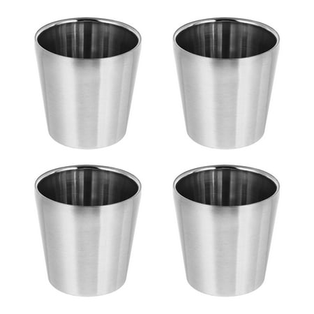 Water Mug Milk Cup Water Cup Coffee Cup Multipurpose Cup4Pcs Stainless Steel Water Cups Rustproof 180ml Multi-function Coffee Cups (Silver)
Water Mug Milk Cup Water Cup Coffee Cup Multipurpose Cup4Pcs Stainless Steel Water Cups Rustproof 180ml Multi-function Coffee Cups (Silver)