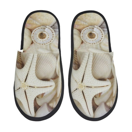 Noikeo Starfishes On Seashells Pattern Cozy Slippers Indoor for Women and Mens Fuzzy House Shoes Soft Plush Warm Slip-on Slippers-Medium
Noikeo Starfishes On Seashells Pattern Cozy Slippers Indoor for Women and Mens Fuzzy House Shoes Soft Plush Warm Slip-on Slippers-Medium