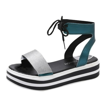 Youmylove Fashion Women Sponge Cake Sandals With Casual Buckle Roman Pumps Woman Comfort Footwear
Youmylove Fashion Women Sponge Cake Sandals With Casual Buckle Roman Pumps Woman Comfort Footwear