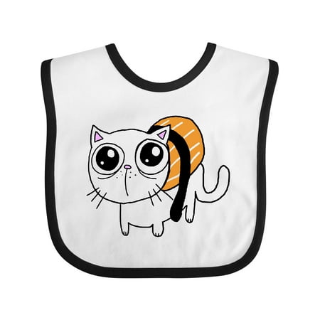 Inktastic Sushi Cat Gift Baby Boy or Baby Girl Bib