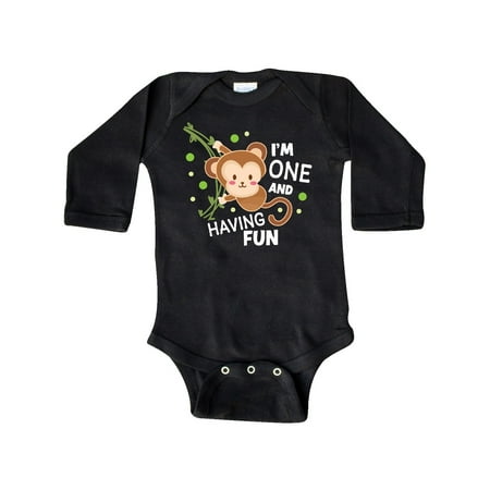 Inktastic I m One and Having Fun with Monkey Gift Baby Boy or Baby Girl Long Sleeve Bodysuit
Inktastic I m One and Having Fun with Monkey Gift Baby Boy or Baby Girl Long Sleeve Bodysuit
