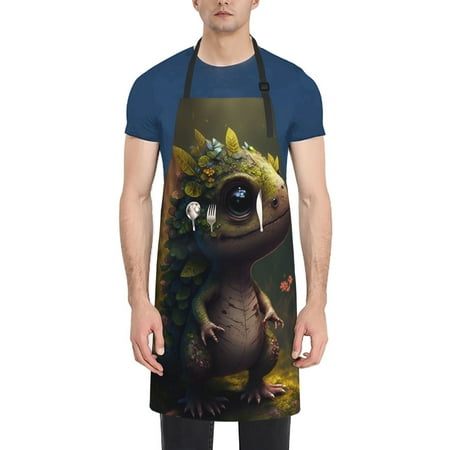 Qokaie Cute Leaf Animal for Chef Apron for Men and Women Professional for Cooking With Pockets - Adjustable - Bib Aprons - Water & Oil Resistant
Qokaie Cute Leaf Animal for Chef Apron for Men and Women Professional for Cooking With Pockets - Adjustable - Bib Aprons - Water & Oil Resistant