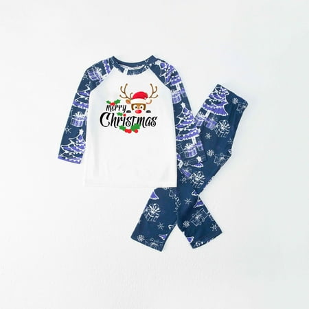 DAETIROS Skin Friendly Cute Home Two-piece Beach Christmas Pajamas Parent-child clothing Blue
DAETIROS Skin Friendly Cute Home Two-piece Beach Christmas Pajamas Parent-child clothing Blue