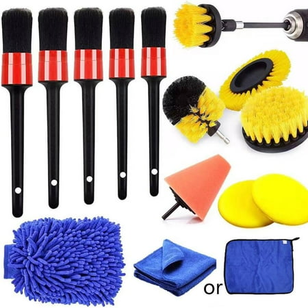ZOYONE 15Pcs Auto Car Detailing Brush Set Detail Cleaning Brushes for Wheels Air Vents
ZOYONE 15Pcs Auto Car Detailing Brush Set Detail Cleaning Brushes for Wheels Air Vents