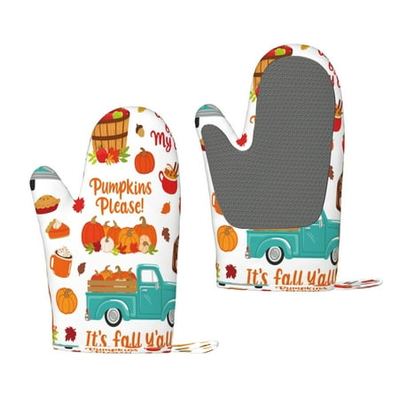 Matuu Fall Pumpkins for Silicone Oven Gloves Heat Resistant Grilling Gloves Non-Slip Silicone Oven Mitt Great for Grilling Kitchen and Cooking
Matuu Fall Pumpkins for Silicone Oven Gloves Heat Resistant Grilling Gloves Non-Slip Silicone Oven Mitt Great for Grilling Kitchen and Cooking