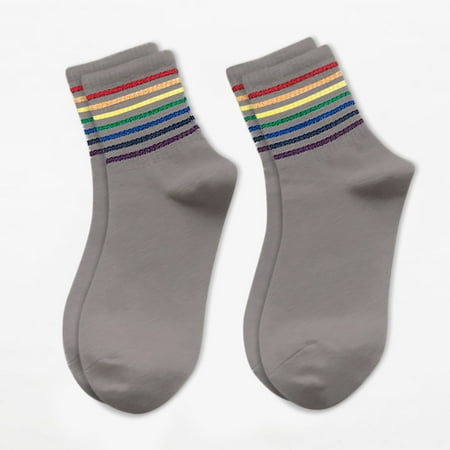 Pxiakgy socks for women Winter Xmas Chrismas Uni Warm Cotton Striped Socks Rainbow Socks F + One size
Pxiakgy socks for women Winter Xmas Chrismas Uni Warm Cotton Striped Socks Rainbow Socks F + One size