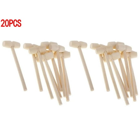 Wooden biscuit hammer hammer 20 pcs