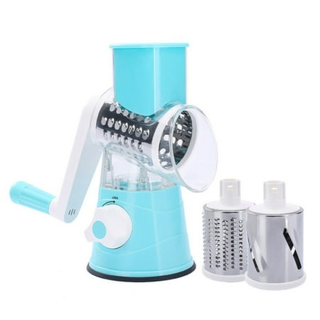 Vegetable Chopper Cheese Grater Ordinary 3 in 1 Manual Drum Slicer for Hotel Canteen Restaurant Blue
Vegetable Chopper Cheese Grater Ordinary 3 in 1 Manual Drum Slicer for Hotel Canteen Restaurant Blue