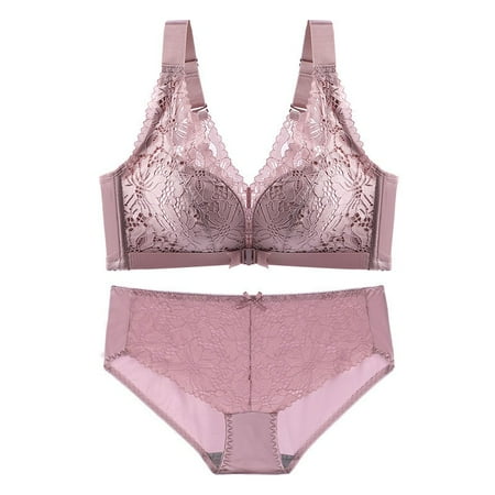 Hwmodou Women s Lingerie Sets Underwear Solid Color With Buttons Lace Thin No Steel Ring Gather Bra And Panty Set For Women
Hwmodou Women s Lingerie Sets Underwear Solid Color With Buttons Lace Thin No Steel Ring Gather Bra And Panty Set For Women