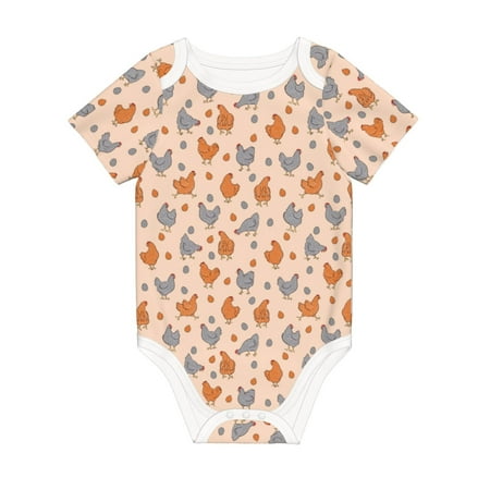 Matuu Funny Chicken for Baby Short-Sleeve Bodysuit Soft Cotton Comfortable and Breathable Perfect for Newborns and Infants
Matuu Funny Chicken for Baby Short-Sleeve Bodysuit Soft Cotton Comfortable and Breathable Perfect for Newborns and Infants