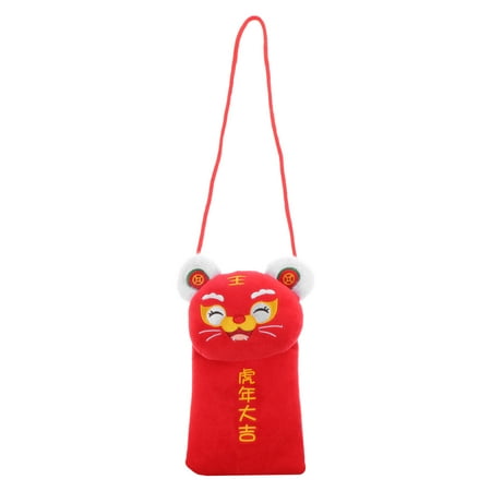 NUOLUX Chinese Style Red Envelope Spring Festival Crossbody Bag Cloth Red Envelope