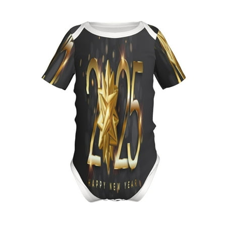 Yiaed 2025 Happy New Year 1 Print Infant Climbing Short Sleeve Onesie One-Piece Baby Bodysuit Clothes 0-12 Months -2 Years
Yiaed 2025 Happy New Year 1 Print Infant Climbing Short Sleeve Onesie One-Piece Baby Bodysuit Clothes 0-12 Months -2 Years