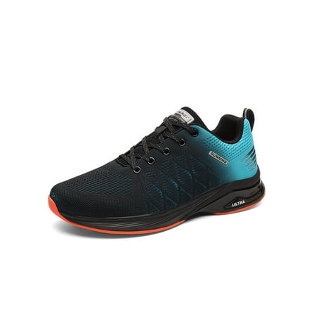 Oucaili Men Breathable Anti Slip Sneakers Workout Athletic Shoes Casual Round Toe Running Shoe Black Blue 6
Oucaili Men Breathable Anti Slip Sneakers Workout Athletic Shoes Casual Round Toe Running Shoe Black Blue 6