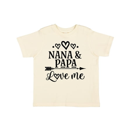 Inktastic Nana Papa Love Me Grandchild Gift Toddler Boy or Toddler Girl T-Shirt