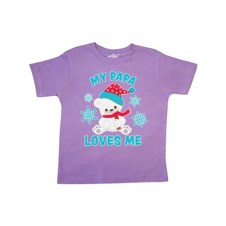 Inktastic Polar Bear My Papa Loves Me in Santa Hat with Snowflakes Gift Toddler Boy or Toddler Girl T-Shirt
Inktastic Polar Bear My Papa Loves Me in Santa Hat with Snowflakes Gift Toddler Boy or Toddler Girl T-Shirt