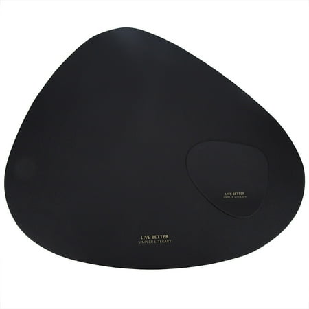 Nordic Style Heat-Resistant Non-Slip Waterproof Tableware Mat in Black Triangular Leather Placemat Daboolka
Nordic Style Heat-Resistant Non-Slip Waterproof Tableware Mat in Black Triangular Leather Placemat Daboolka