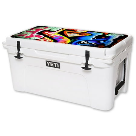 MightySkins Protective Vinyl Skin Decal for YETI Tundra 65 qt Cooler Lid wrap cover sticker skins Loud Graffiti