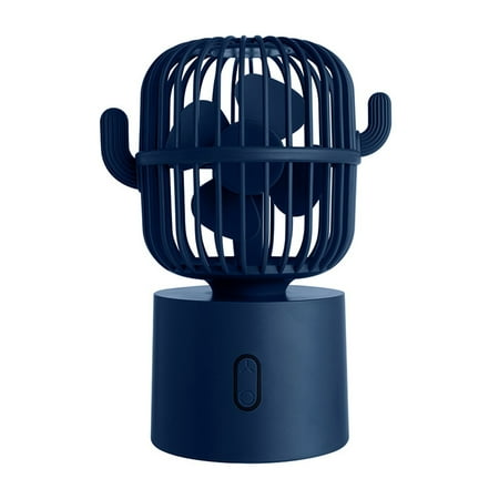 USB Desk Fan 3 Speeds Adjustable Portable Cute Cactus Desktop Table Fan Two Ways Charging Wide-Angle Shaking Head Mini Personal Cooling Fan for Home Office Car Desktop Decoration(Blue)
USB Desk Fan 3 Speeds Adjustable Portable Cute Cactus Desktop Table Fan Two Ways Charging Wide-Angle Shaking Head Mini Personal Cooling Fan for Home Office Car Desktop Decoration(Blue)