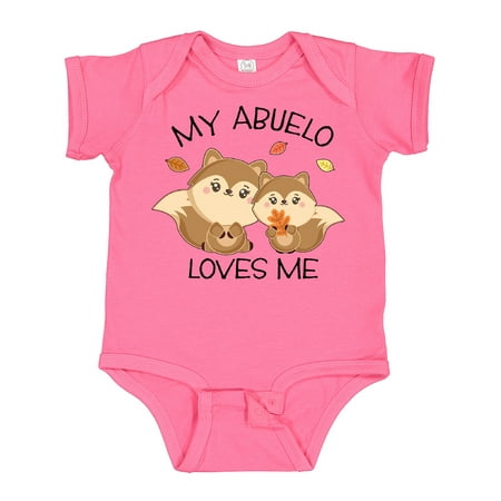 Inktastic My Abuelo Loves Me with Cute Squirrels in Autumn Gift Baby Boy or Baby Girl Bodysuit
Inktastic My Abuelo Loves Me with Cute Squirrels in Autumn Gift Baby Boy or Baby Girl Bodysuit