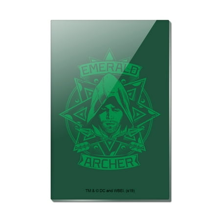 Arrow TV Series Emerald Archer Rectangle Acrylic Fridge Refrigerator Magnet