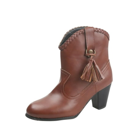 Boots Clearance Hvyes Women s Ladies Fashion Casual Square Heels Long Ankle Boots Slip On Shoes
Boots Clearance Hvyes Women s Ladies Fashion Casual Square Heels Long Ankle Boots Slip On Shoes