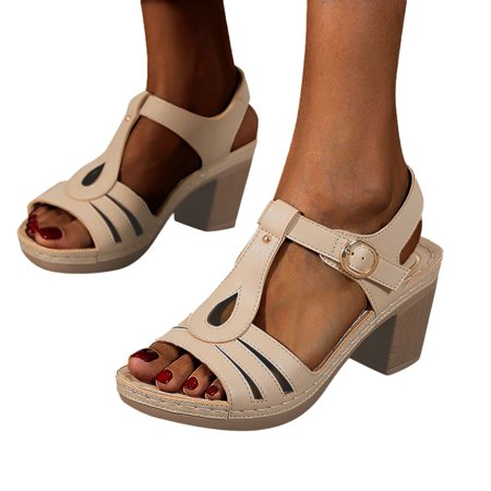 Women s Block Heeled Sandals Summer Casual Open Toe Ankle Strap Dress Pumps Shoes Fashion Platform Chunky High Heels
Women s Block Heeled Sandals Summer Casual Open Toe Ankle Strap Dress Pumps Shoes Fashion Platform Chunky High Heels
