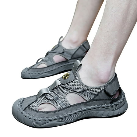 Chnzic Sandals For Men Summer Style Hollow Out Leather Slippers Casual Sandals Soft Soled Beach Shoes
Chnzic Sandals For Men Summer Style Hollow Out Leather Slippers Casual Sandals Soft Soled Beach Shoes