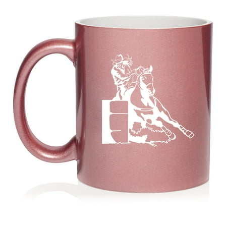 Female Barrel Racing Cowgirl Coffee Mug Tea Cup Gift for Her Friend Coworker Wife (11oz Rose Gold)
Female Barrel Racing Cowgirl Coffee Mug Tea Cup Gift for Her Friend Coworker Wife (11oz Rose Gold)