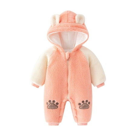 GYRATEDREAM Toddler Baby Girls Boys Jumpsuit Snowsuit Fleece Hooded Romper Winter Warm Pajamas Bodysuits Outwear 0-24 Monnths
GYRATEDREAM Toddler Baby Girls Boys Jumpsuit Snowsuit Fleece Hooded Romper Winter Warm Pajamas Bodysuits Outwear 0-24 Monnths