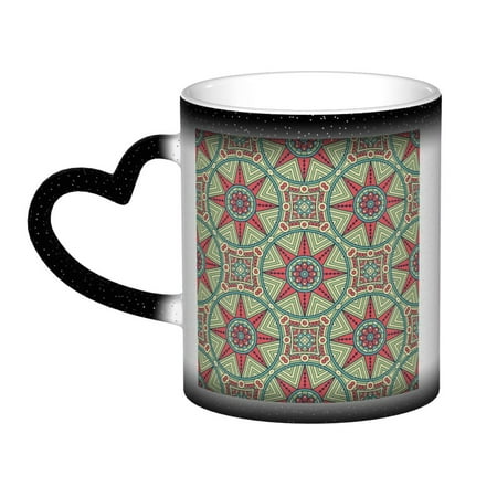 Color changing mug in the sky Funny Coffee Milk Tea Mug Cup Classical ethnic pattern background Ceramic Cup
Color changing mug in the sky Funny Coffee Milk Tea Mug Cup Classical ethnic pattern background Ceramic Cup