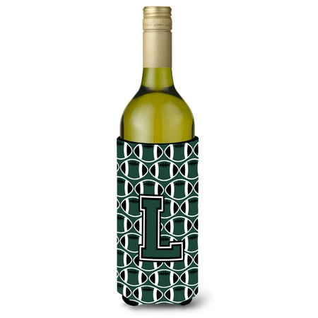 Carolines Treasures CJ1071-LLITERK Letter L Football Green and White Wine Bottle Beverage Insulator Hugger Wine
Carolines Treasures CJ1071-LLITERK Letter L Football Green and White Wine Bottle Beverage Insulator Hugger Wine
