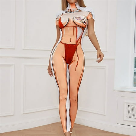 Quealent Womens Jumpsuit Women s V Neck Long Sleeve Jumpsuit Bodycon Pajamas Bodysuit Romper Sleepwear Red S 
Quealent Womens Jumpsuit Women s V Neck Long Sleeve Jumpsuit Bodycon Pajamas Bodysuit Romper Sleepwear Red S