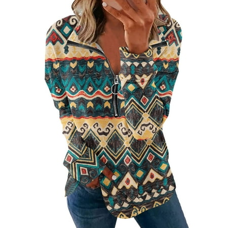 Big Clearance! Juebong Women s Fashion Loose Turtleneck Print Zip Long Sleeve Sweatshirt Top Blouse
Big Clearance! Juebong Women s Fashion Loose Turtleneck Print Zip Long Sleeve Sweatshirt Top Blouse