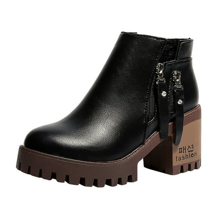 TAIAOJING Women s Ankle Boots Shoes Roman Thick Heel Ankle Boots Thick Heel Boots For Zapatillas
TAIAOJING Women s Ankle Boots Shoes Roman Thick Heel Ankle Boots Thick Heel Boots For Zapatillas