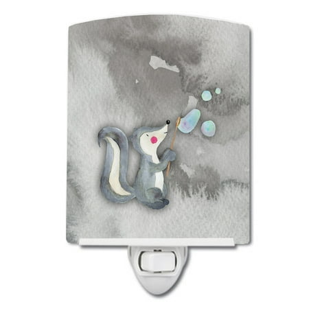 Caroline s Treasures BB7352CNL Skunk and Bubbles Watercolor Ceramic Night Light 6x4x3 multicolor
Caroline s Treasures BB7352CNL Skunk and Bubbles Watercolor Ceramic Night Light 6x4x3 multicolor