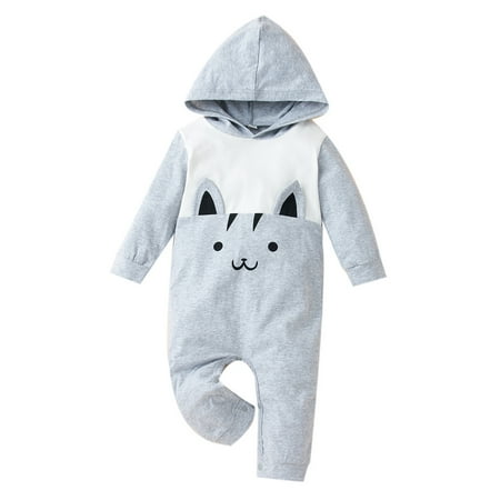 Cotton Newborn Baby Girl Baby Boy Clothes Hooded Long Sleeve Cartoon Pattern Jumpsuit Fall Winter Romper Infant Outfit 0-24M
Cotton Newborn Baby Girl Baby Boy Clothes Hooded Long Sleeve Cartoon Pattern Jumpsuit Fall Winter Romper Infant Outfit 0-24M