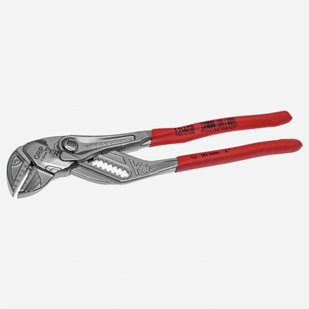 NWS 1664-42-250 Pliers Wrench Gripper - Matte Chromium - Plastic Grip 10