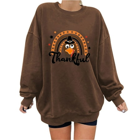 Honeeladyy Clearance under 5$ Women s Fashion Thanksgiving Printed Loose Long Sleeve Blouse Round Neck Casual Pullover Tops Sweatershirt
Honeeladyy Clearance under 5$ Women s Fashion Thanksgiving Printed Loose Long Sleeve Blouse Round Neck Casual Pullover Tops Sweatershirt