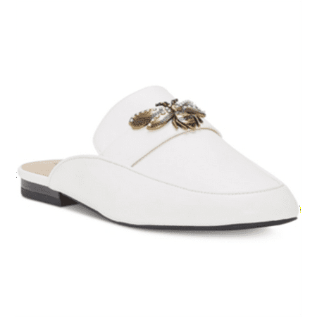 INC International Concepts Womens Gannie16 Closed Toe Slide White Size 8 M