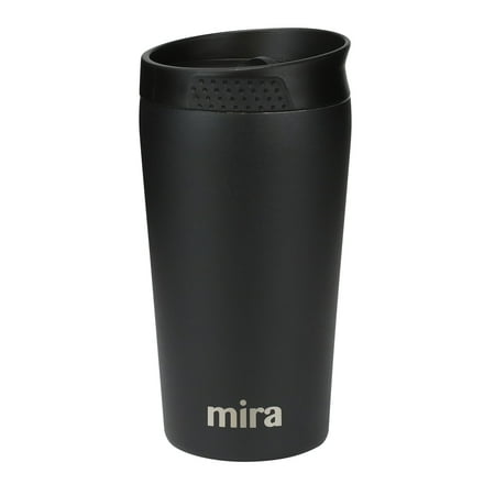 MIRA 12 oz Stainless Steel Insulated Coffee Travel Mug for Coffee Tea - Press Lid Tumbler - Vacuum Insulated Coffee Thermos Cup Keeps Hot or Cold - Black
MIRA 12 oz Stainless Steel Insulated Coffee Travel Mug for Coffee Tea - Press Lid Tumbler - Vacuum Insulated Coffee Thermos Cup Keeps Hot or Cold - Black