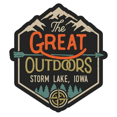 Storm Lake Iowa The Great Outdoors Design 2-Inch Fridge Magnet