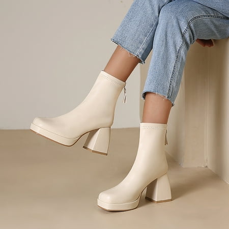NECHOLOGY Boots Leather for Women Low Heel Ladies Fashion Solid Color Leather Back Zipper Womens Lace up Boots under 30 Beige 8.5
NECHOLOGY Boots Leather for Women Low Heel Ladies Fashion Solid Color Leather Back Zipper Womens Lace up Boots under 30 Beige 8.5