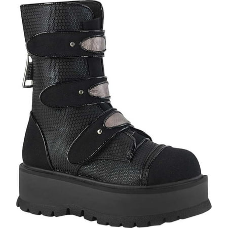 Women s Demonia Slacker 101 Cap Toe Mid Calf Boot