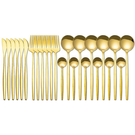 DALX 24 Packs/set Fork Set 401 Stainless Steel Coffee Teaspoon Dinnerware Flatware for Restaurant
DALX 24 Packs/set Fork Set 401 Stainless Steel Coffee Teaspoon Dinnerware Flatware for Restaurant