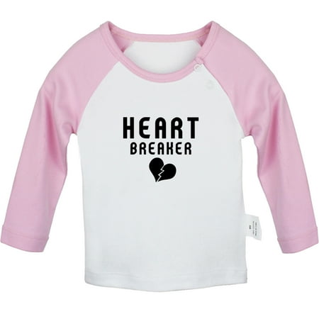 Heartbreaker Funny T shirt For Baby Newborn Babies T-shirts Infant Tops 0-24M Kids Graphic Tees Clothing (Long Pink Raglan T-shirt 0-6 Months)
Heartbreaker Funny T shirt For Baby Newborn Babies T-shirts Infant Tops 0-24M Kids Graphic Tees Clothing (Long Pink Raglan T-shirt 0-6 Months)
