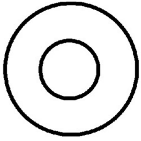 50 3/8 Nylon Flat Washers .421 I.D. .062 Thick