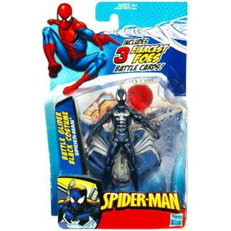 Spider-Man 2010 Black Spider-Man with Glider Action Figure