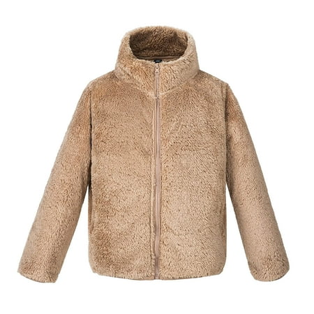 Jalioing Fleece Coat for Kids Toddler 2024 Fall Winter Warmth Outwear Zipper Stand Collar Fuzzy Coat
Jalioing Fleece Coat for Kids Toddler 2024 Fall Winter Warmth Outwear Zipper Stand Collar Fuzzy Coat